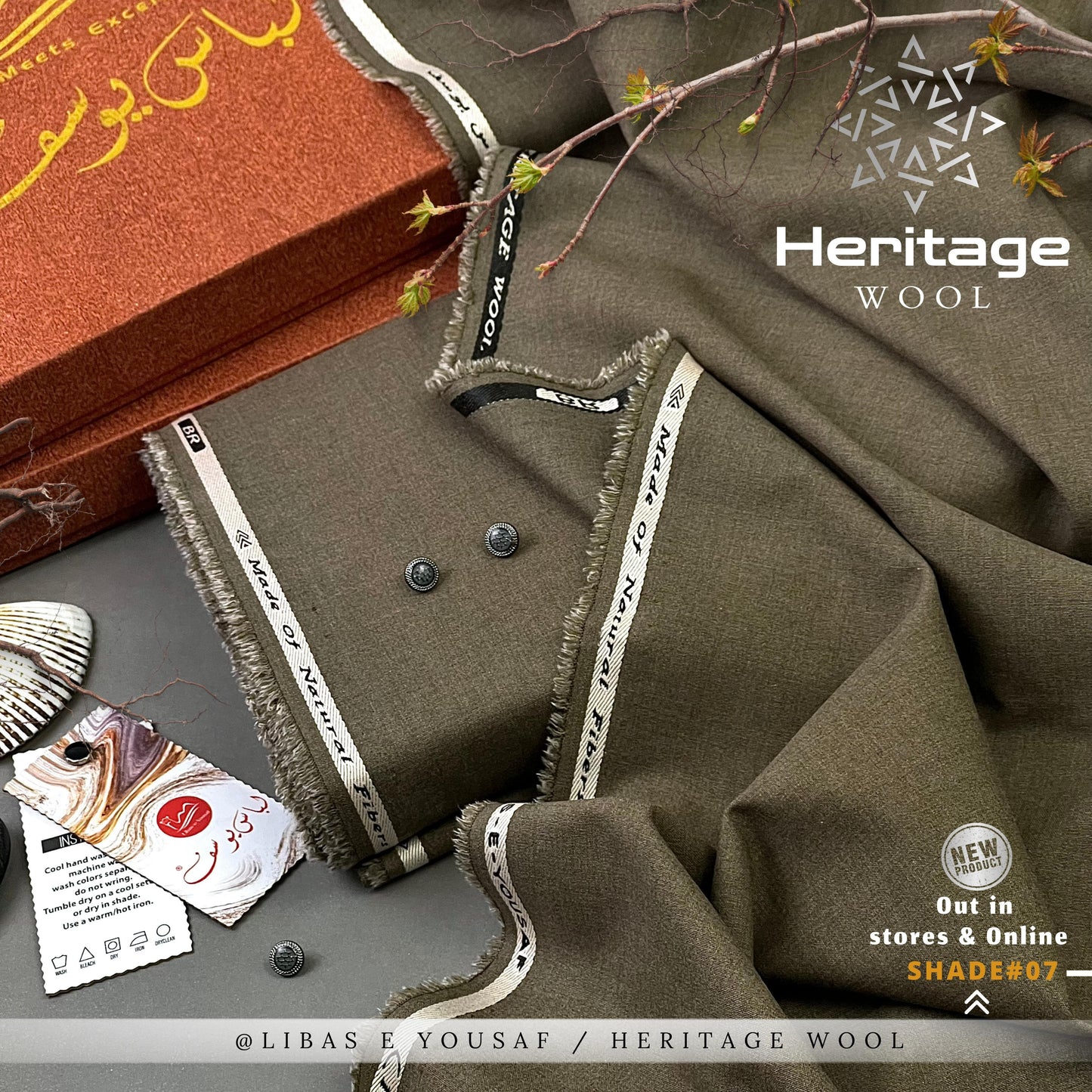 LIBAAS E YOUSUF ( HERITAGE WOOL )