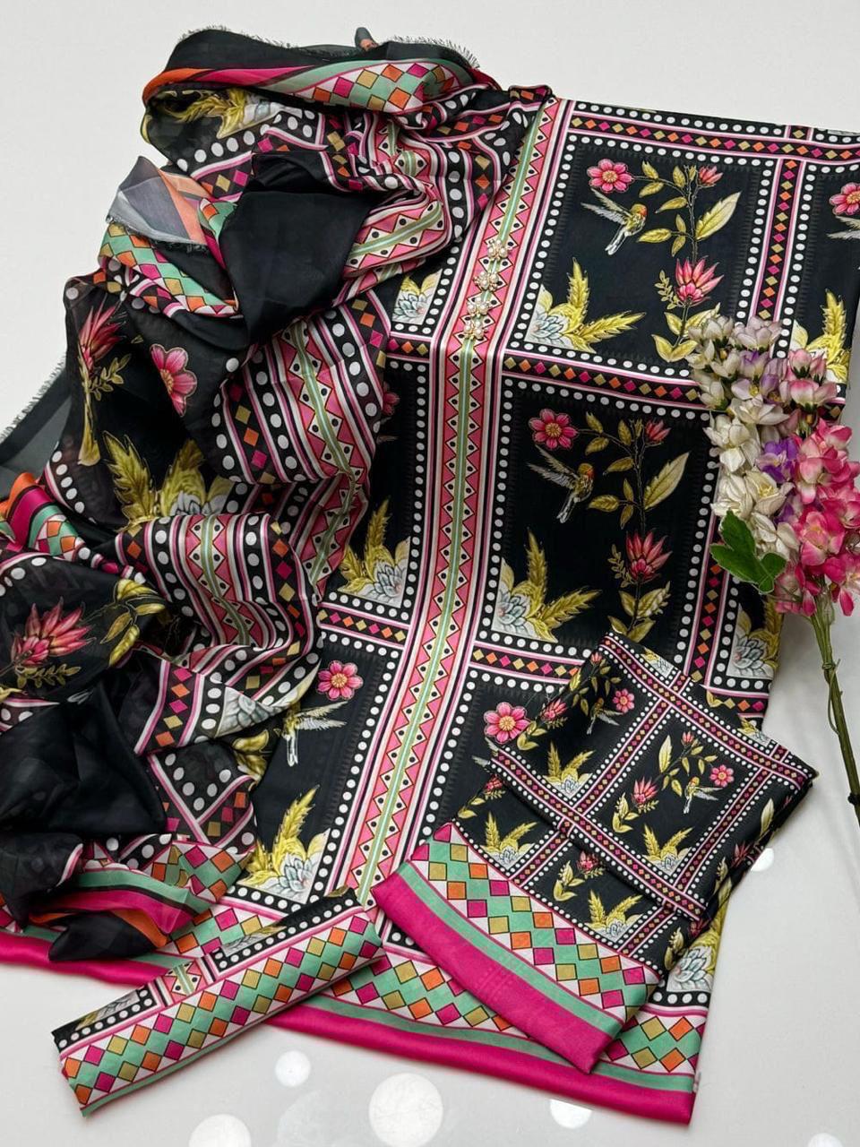 SILK FLORAL ( 3 PIECE )
