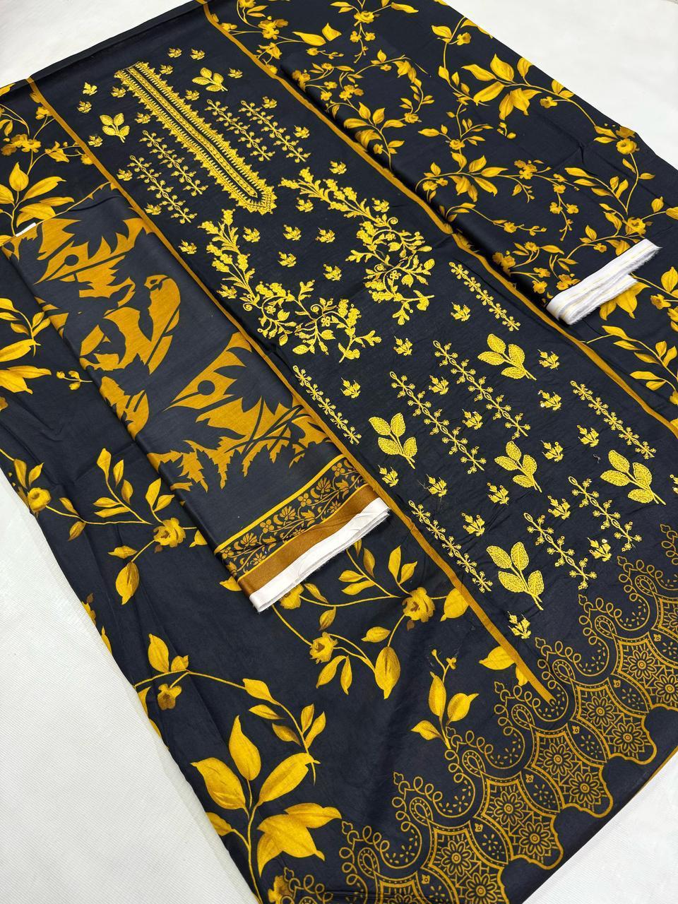 LAWN EMBROIDERY 3 PIECE SUIT